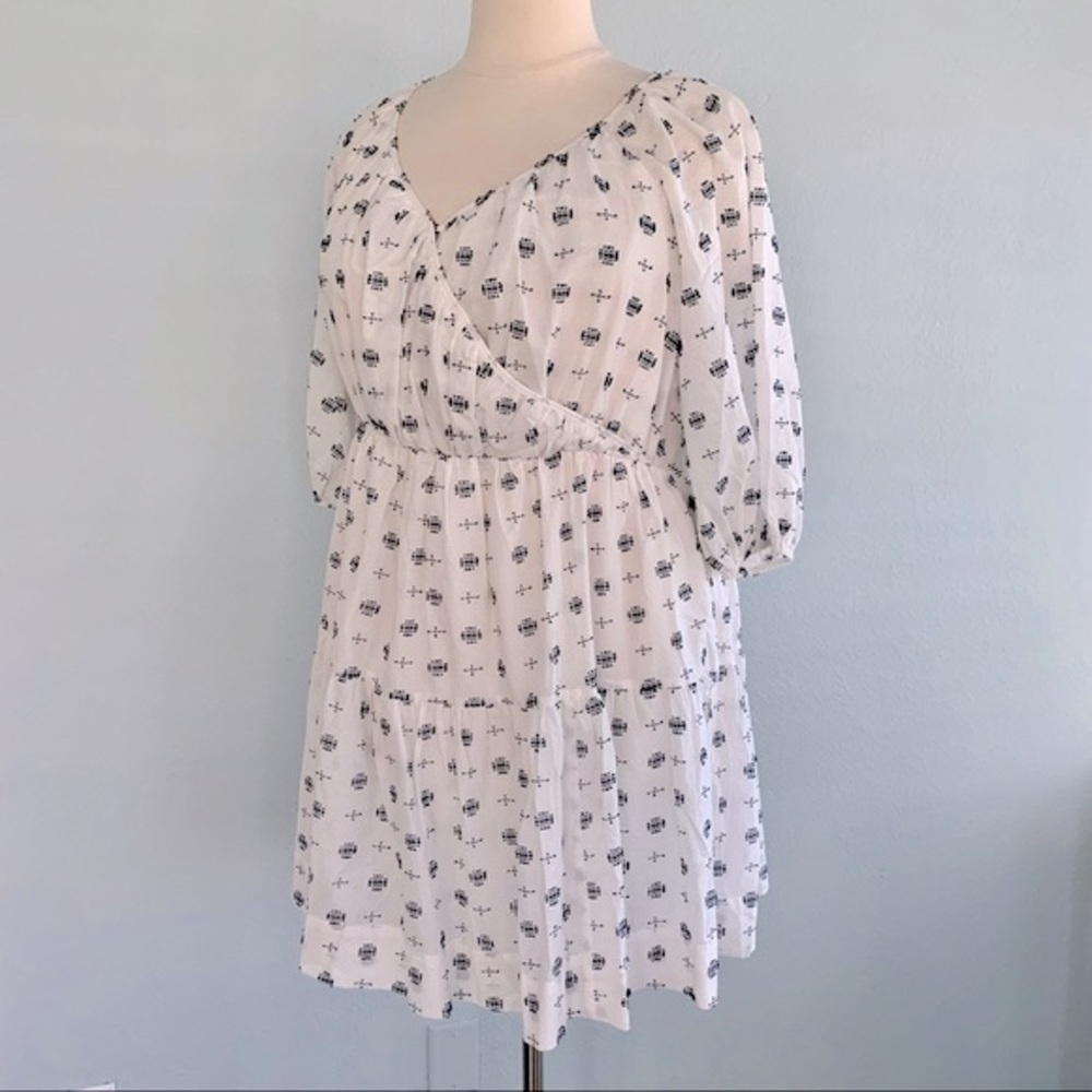 Anthropologie Marcie Textured Tunic Print Dress sz 1X NWT - Picture 2 of 15